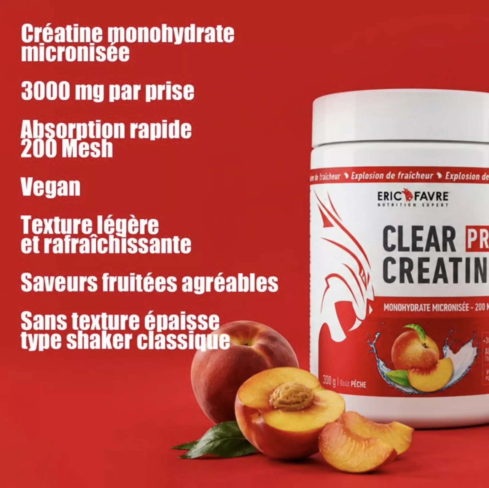 Clear Créatine – 300g – Eric Favre Clear Créatine – 300g – Eric Favre