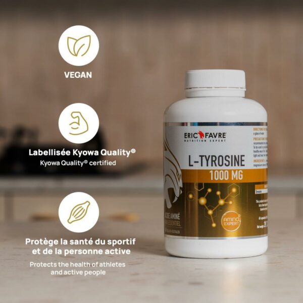 L-Tyrosine 1000MG – 60 Gélules – Eric Favre