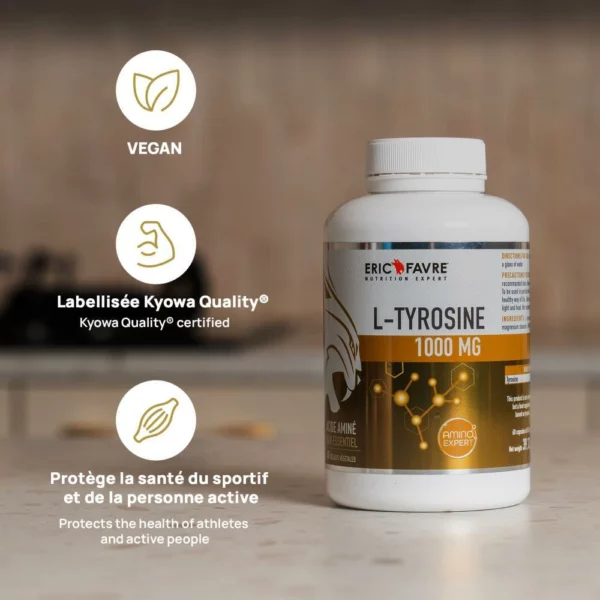 L-Tyrosine 1000MG – 60 Gélules – Eric Favre