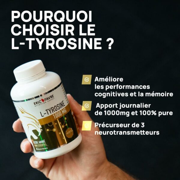 L-Tyrosine 1000MG – 60 Gélules – Eric Favre