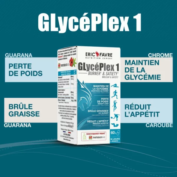 GLycéPlex 1 (GLP1) – 60 Gélules – Eric Favre