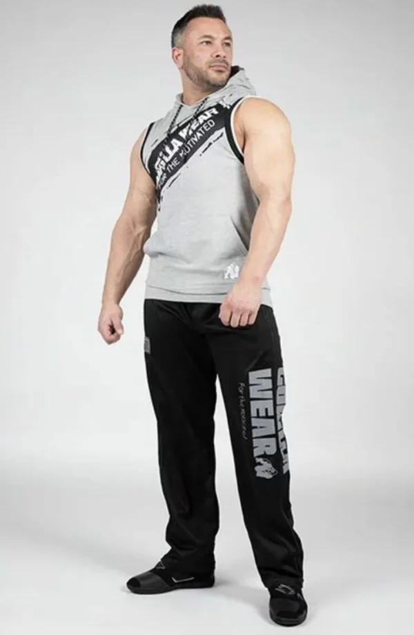 Loretto Hooded Tank Top – Grey Melange –  Gorilla Wear