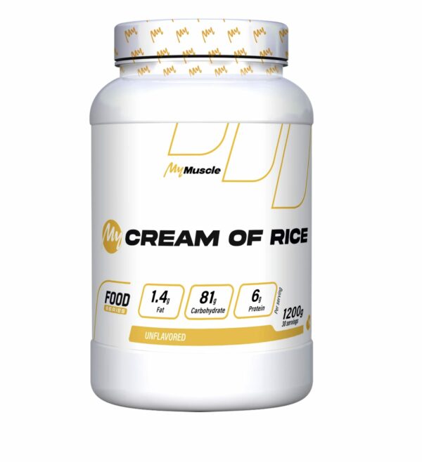 My Cream of Rice Unflavoured – 1200g – MyMuscle