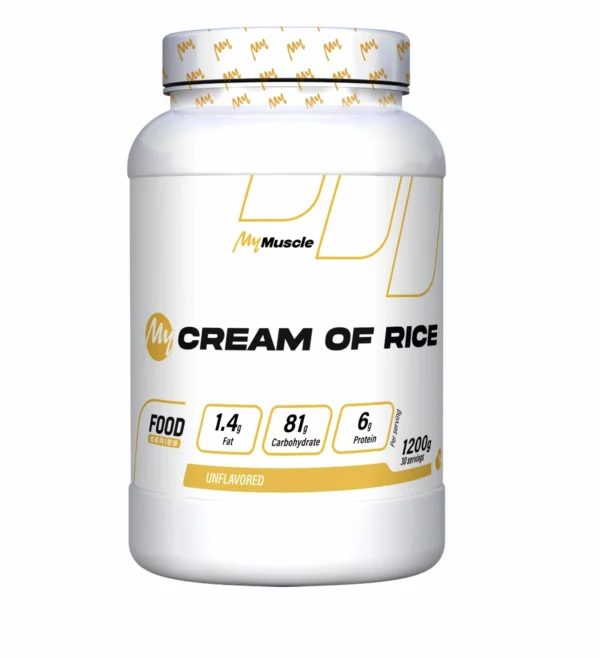 My Cream of Rice Unflavoured – 1200g – MyMuscle