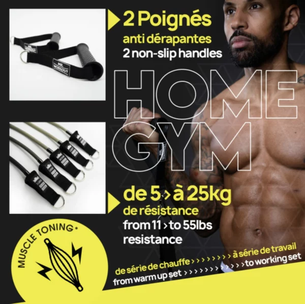 Fitness Pack Home Gym – 18 Pces – Mr Workout