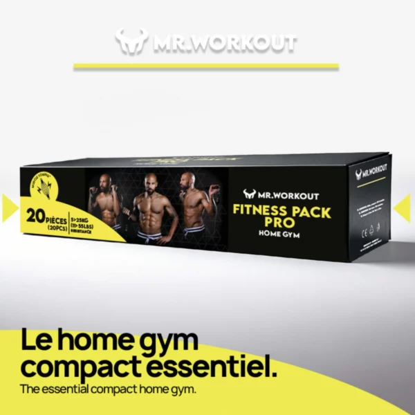 Fitness Pack Home Gym Pro – 18 Pces – Mr Workout
