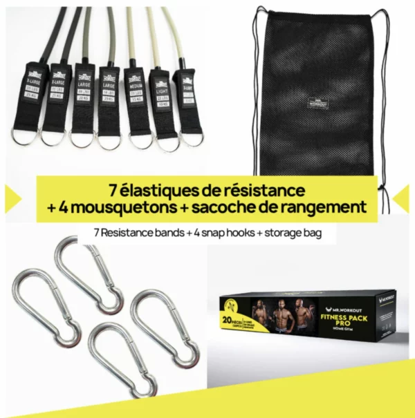 Fitness Pack Home Gym Pro – 18 Pces – Mr Workout