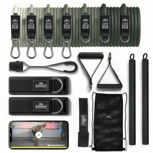 Fitness Pack Home Gym Pro – 18 Pces – Mr Workout