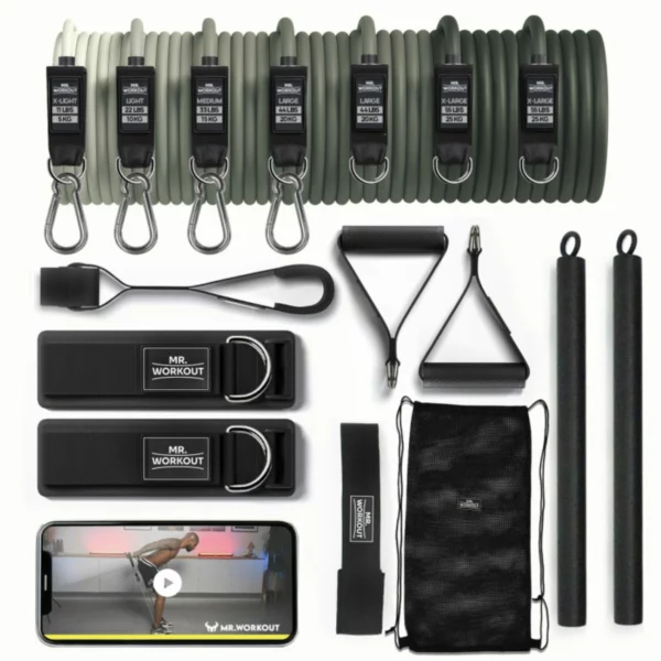 Fitness Pack Home Gym Pro – 18 Pces – Mr Workout