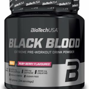 Black Blood NOX+ – 340g – Ruby Berry – Biotech USA
