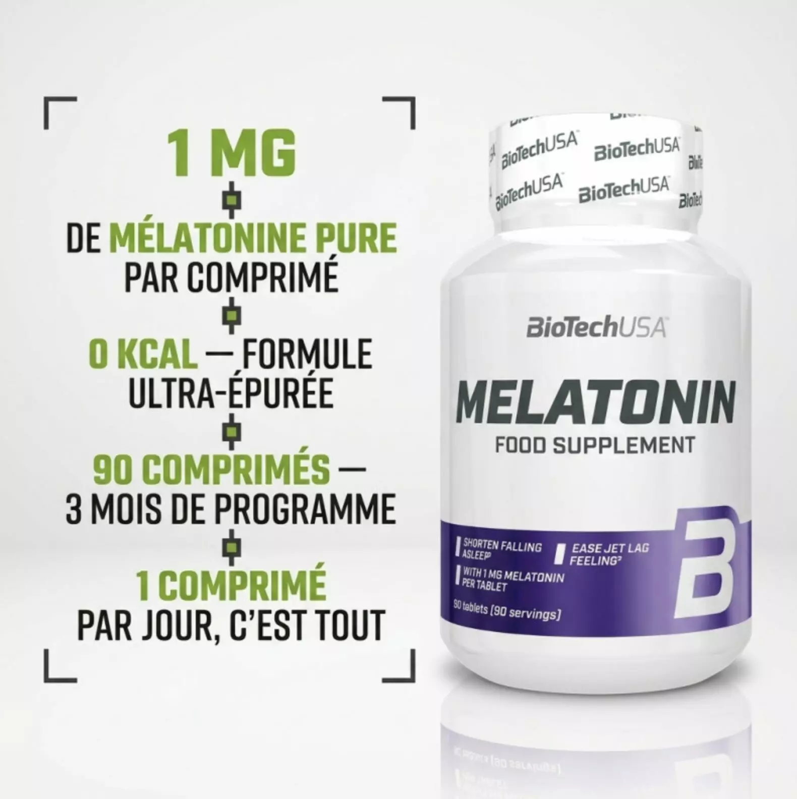Melatonin – 90 Tablets – Biotech USA Melatonin – 90 Tablets – Biotech USA