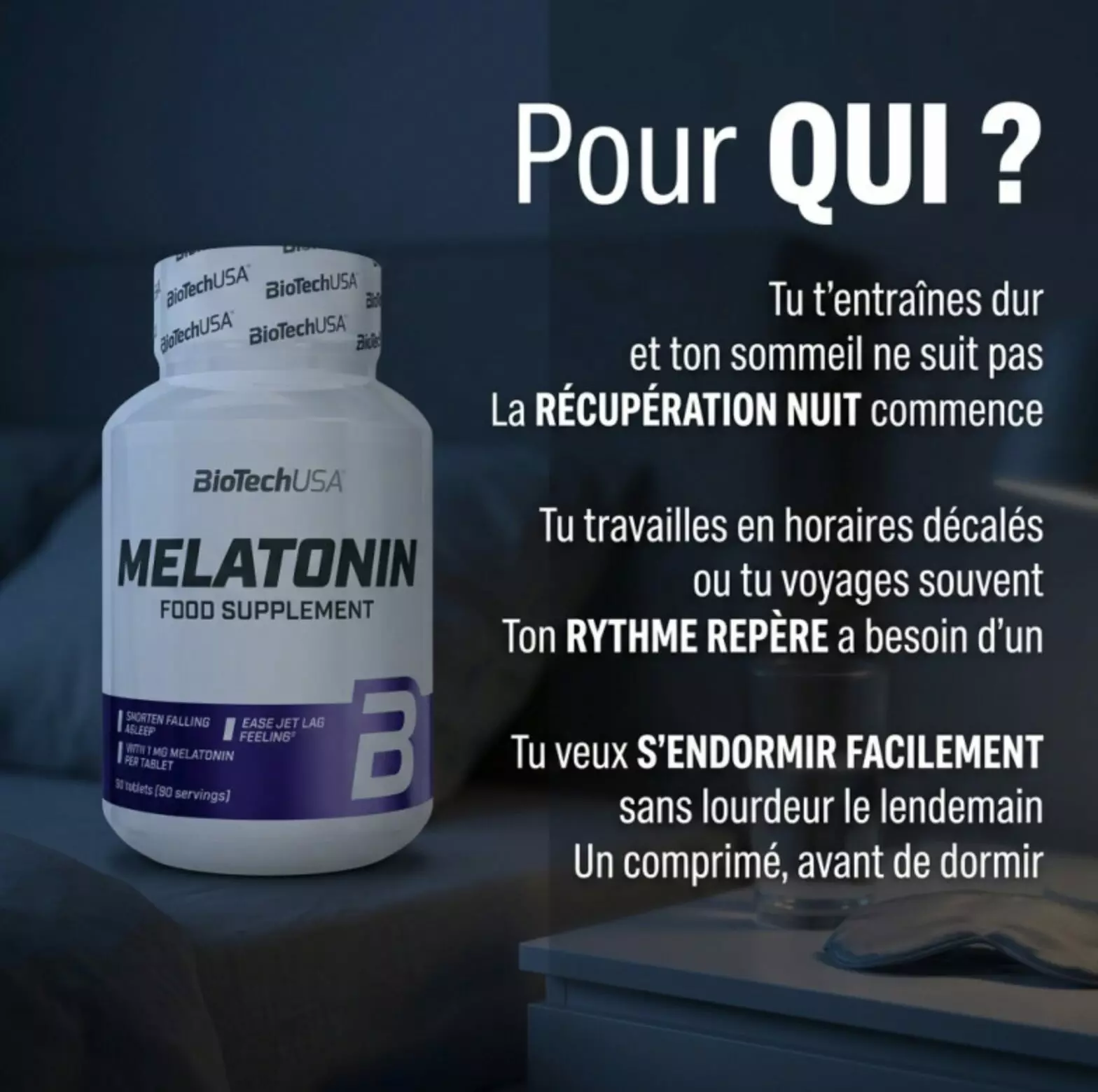 Melatonin – 90 Tablets – Biotech USA Melatonin – 90 Tablets – Biotech USA