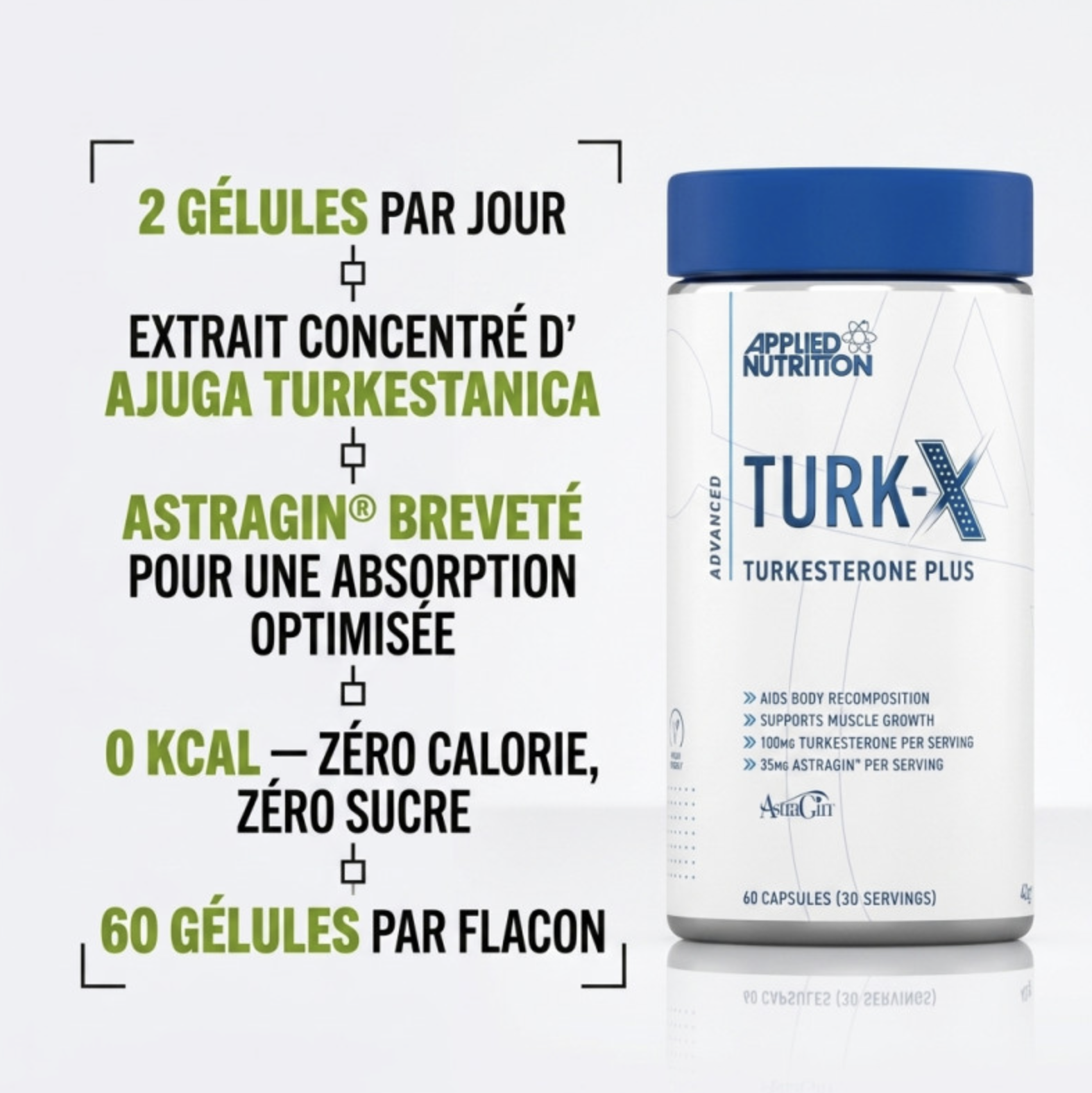 Turk-X – 60 Gélules – Applied Nutrition Turk-X – 60 Gélules – Applied Nutrition