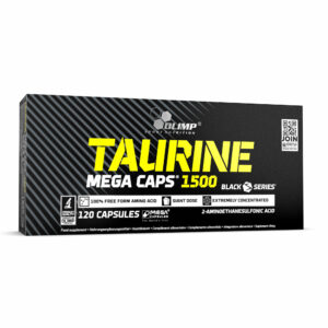 Taurine Mega Caps 1500 – 120 Gélules – Olimp Sport Taurine Mega Caps 1500 – 120 Gélules – Olimp Sport