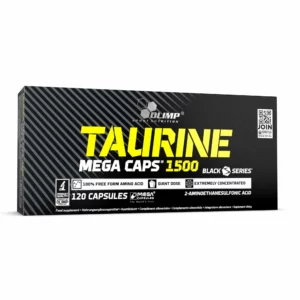 Taurine Mega Caps 1500 – 120 Gélules – Olimp Sport Taurine Mega Caps 1500 – 120 Gélules – Olimp Sport