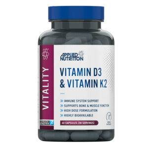 Vitamin D3 & Vitamin K2 – 60 Gélules – Applied Nutrition