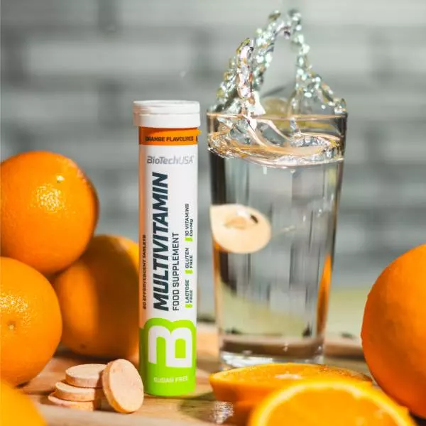 Multivitamin Effervescent 20 Tablet – Orange – BiotechUSA Multivitamin Effervescent 20 Tablet – Orange – BiotechUSA