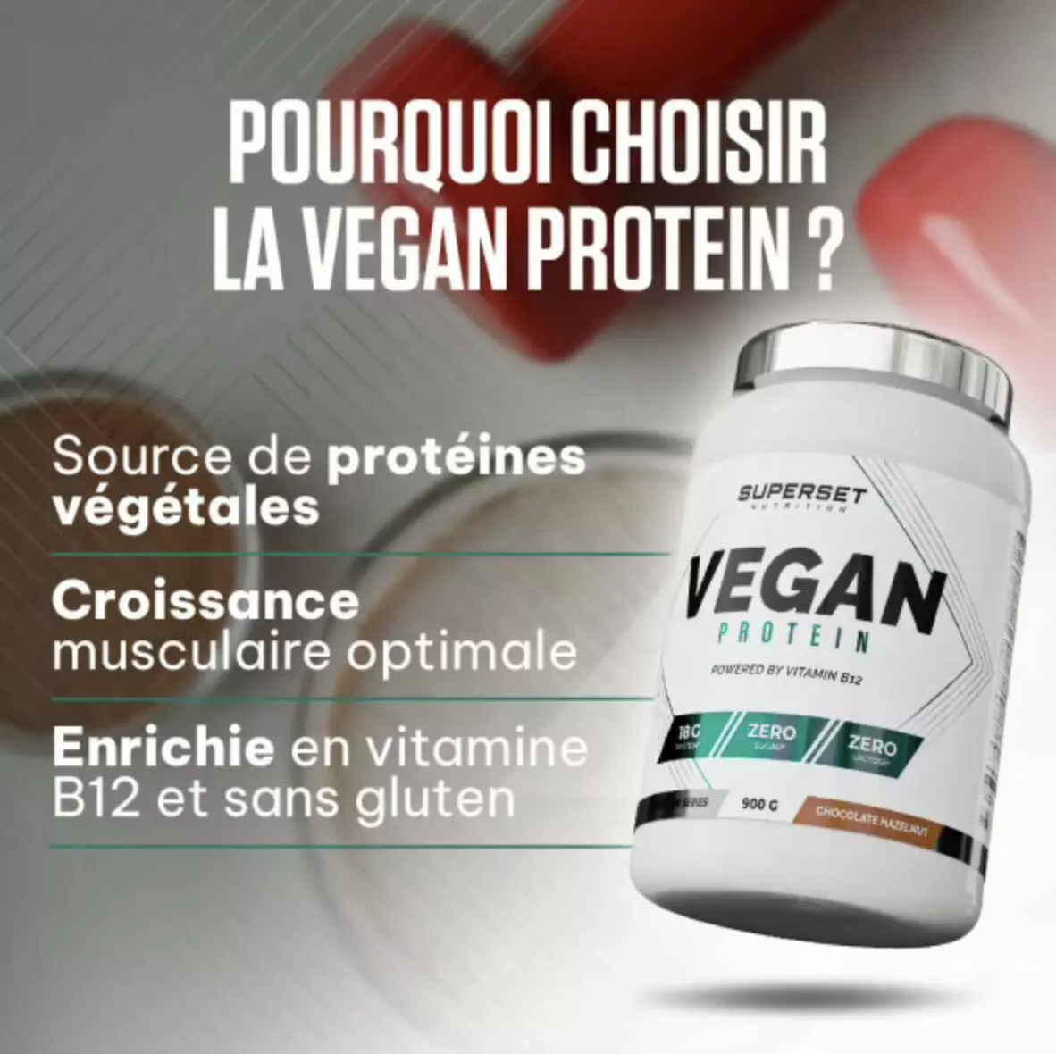 100% Vegan Protein – 900g – Superset Nutrition 100% Vegan Protein – 900g – Superset Nutrition