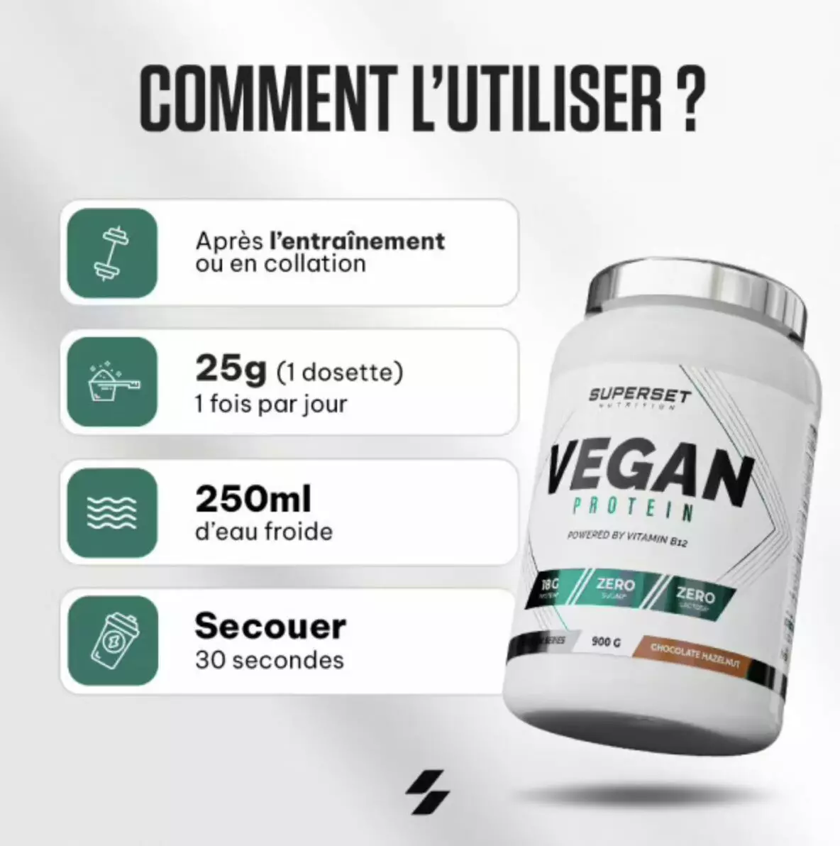 100% Vegan Protein – 900g – Superset Nutrition 100% Vegan Protein – 900g – Superset Nutrition