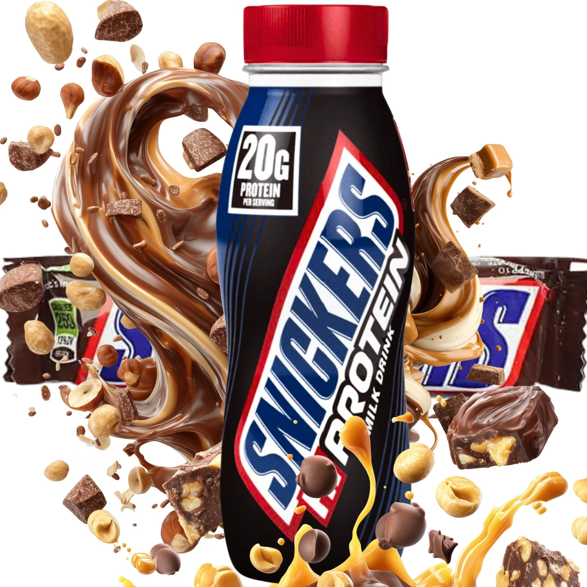 Snickers High Protein Milk Drink – 250ml – Mars Snickers High Protein Milk Drink – 250ml – Mars