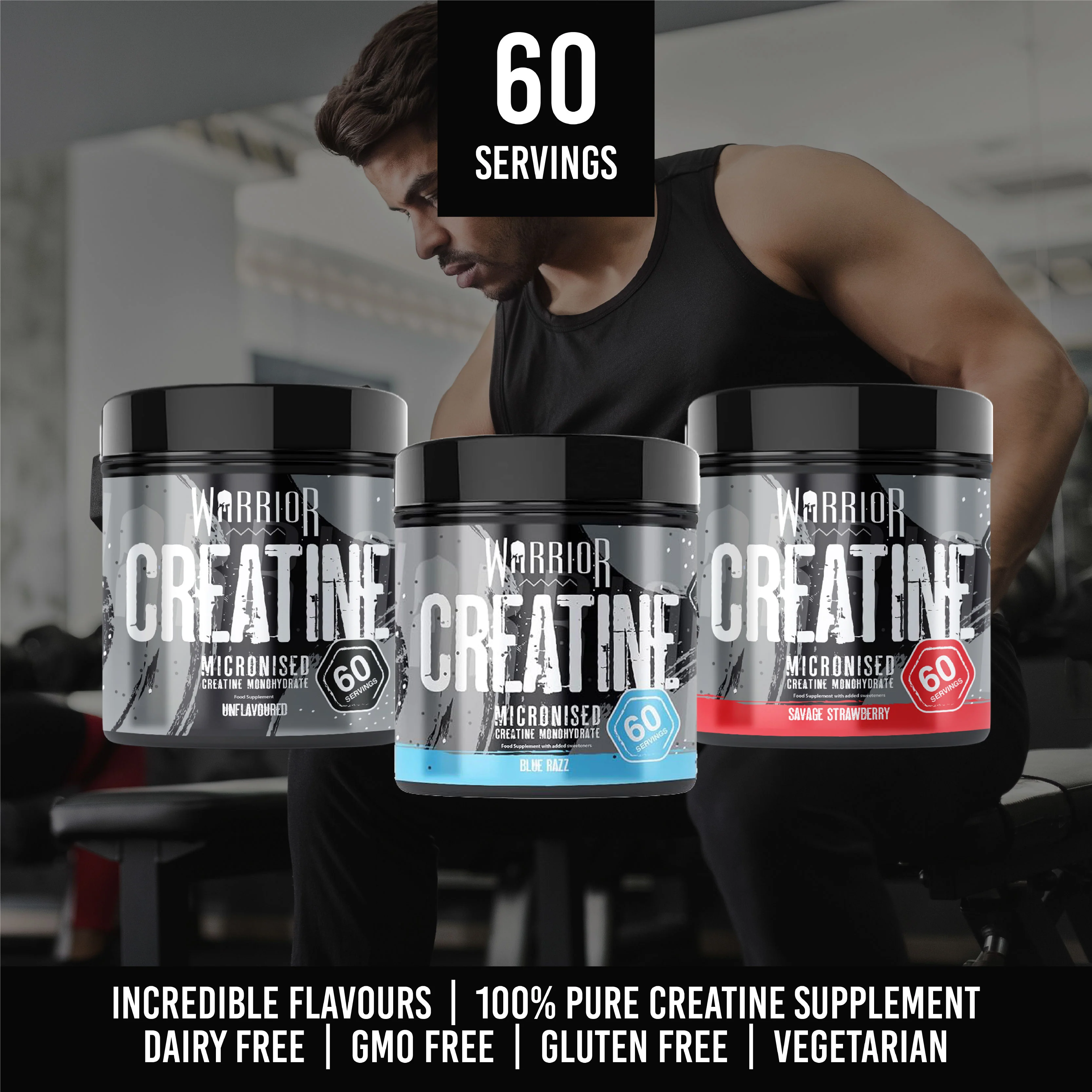 Warrior Créatine – 300g – Warrior Warrior Créatine – 300g – Warrior