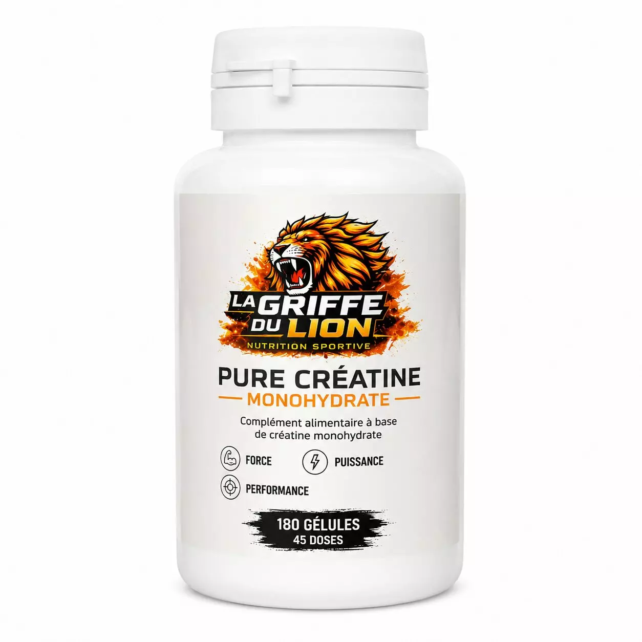 La Griffe du Lion Pure Créatine – 180 gélules – SPC Nutrition La Griffe du Lion Pure Créatine – 180 gélules – SPC Nutrition