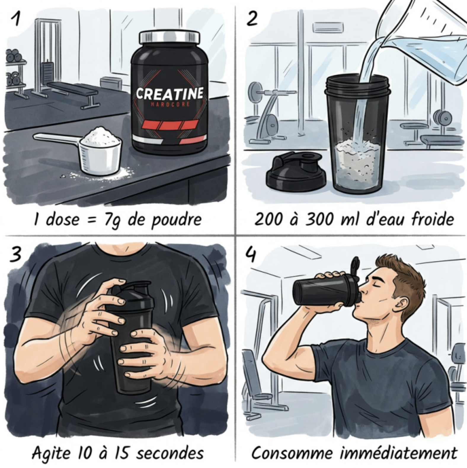 Créatine Hardcore – 1500g – Superset Nutrition Créatine Hardcore – 1500g – Superset Nutrition