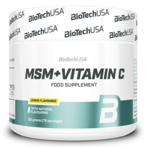 MSM + Vitamin C – 150g – Lemon – Biotech USA MSM + Vitamin C – 150g – Lemon – Biotech USA