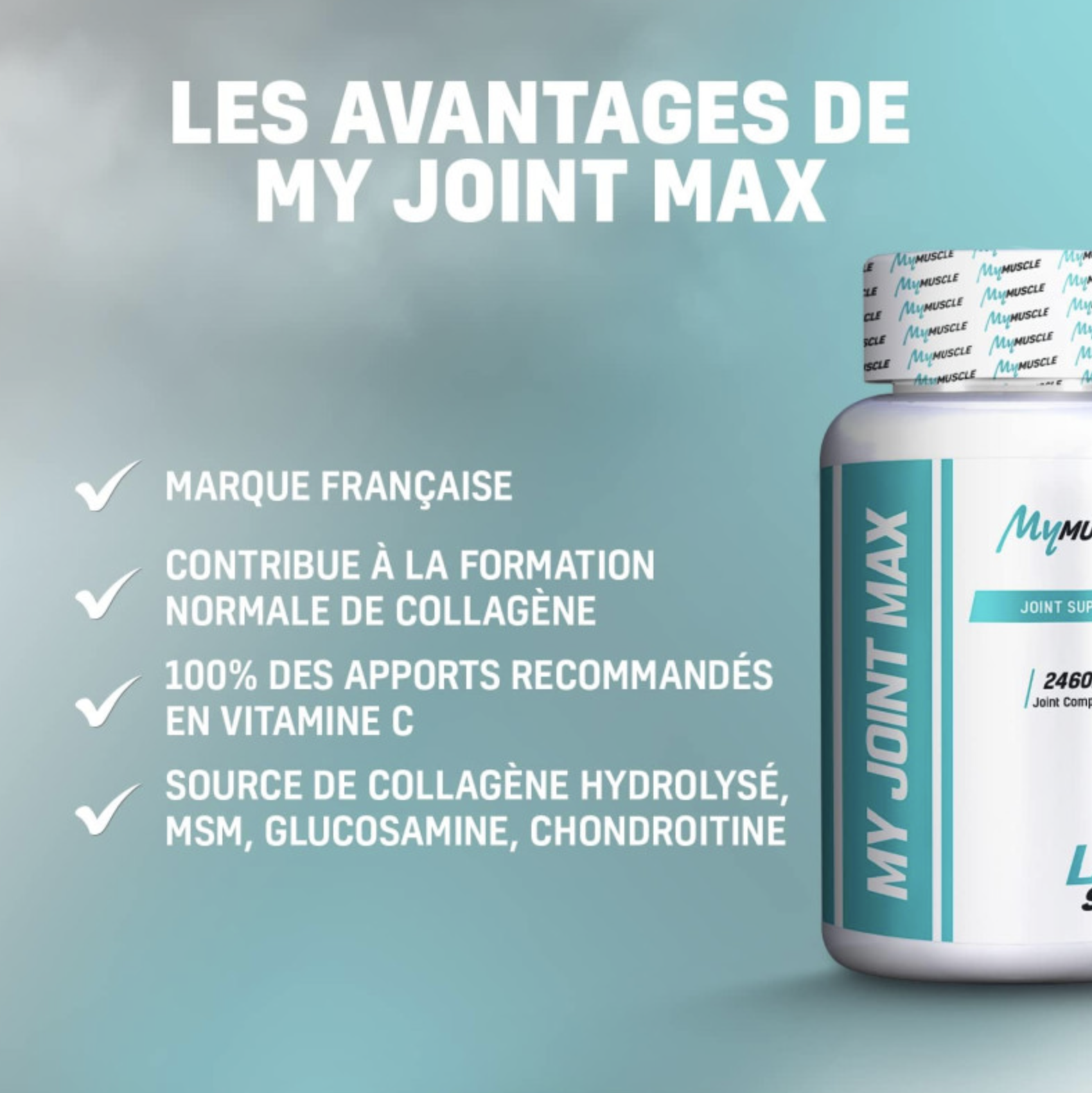 My Joint Max – 120 Gélules – MyMuscle My Joint Max – 120 Gélules – MyMuscle