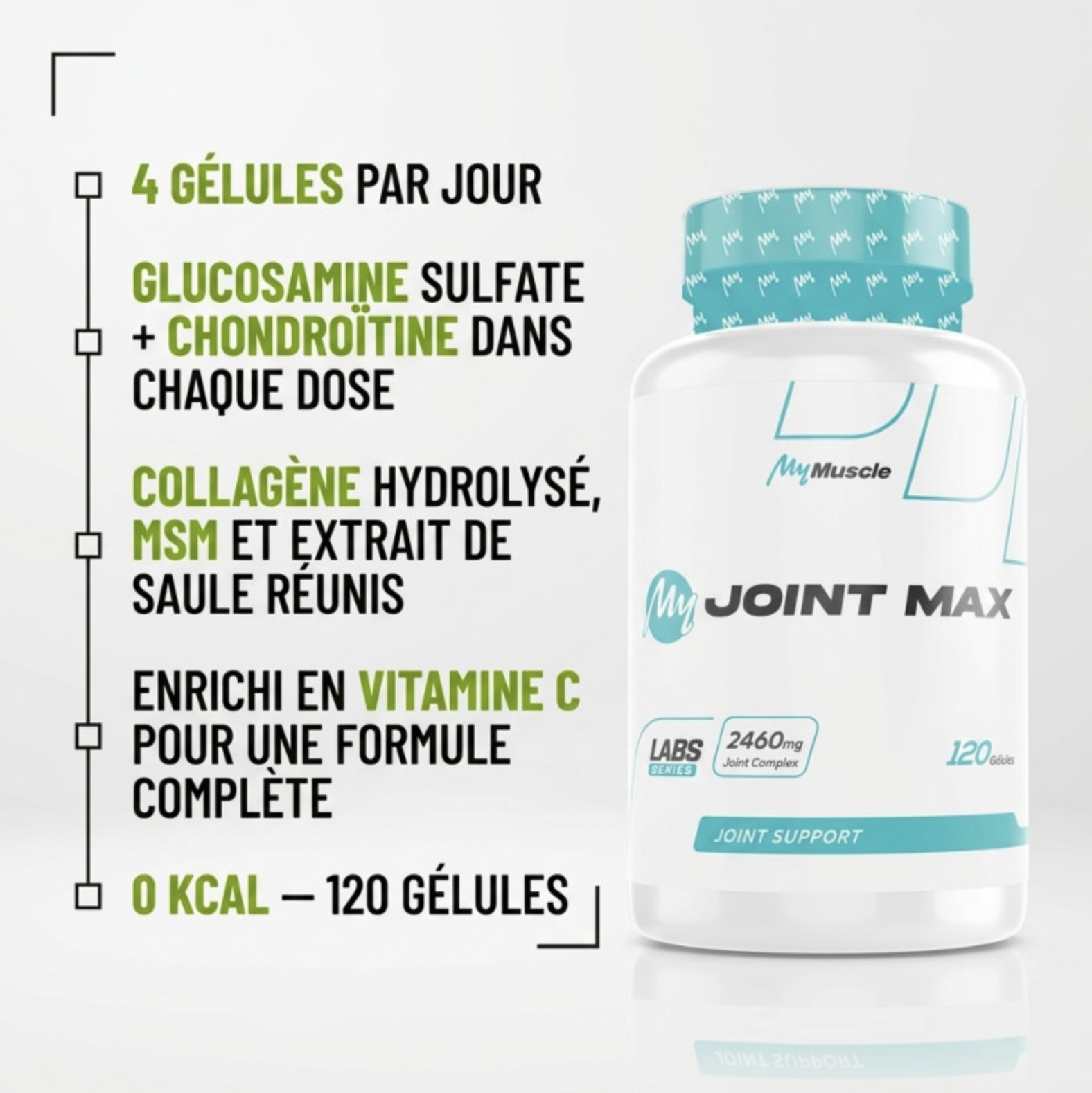 My Joint Max – 120 Gélules – MyMuscle My Joint Max – 120 Gélules – MyMuscle