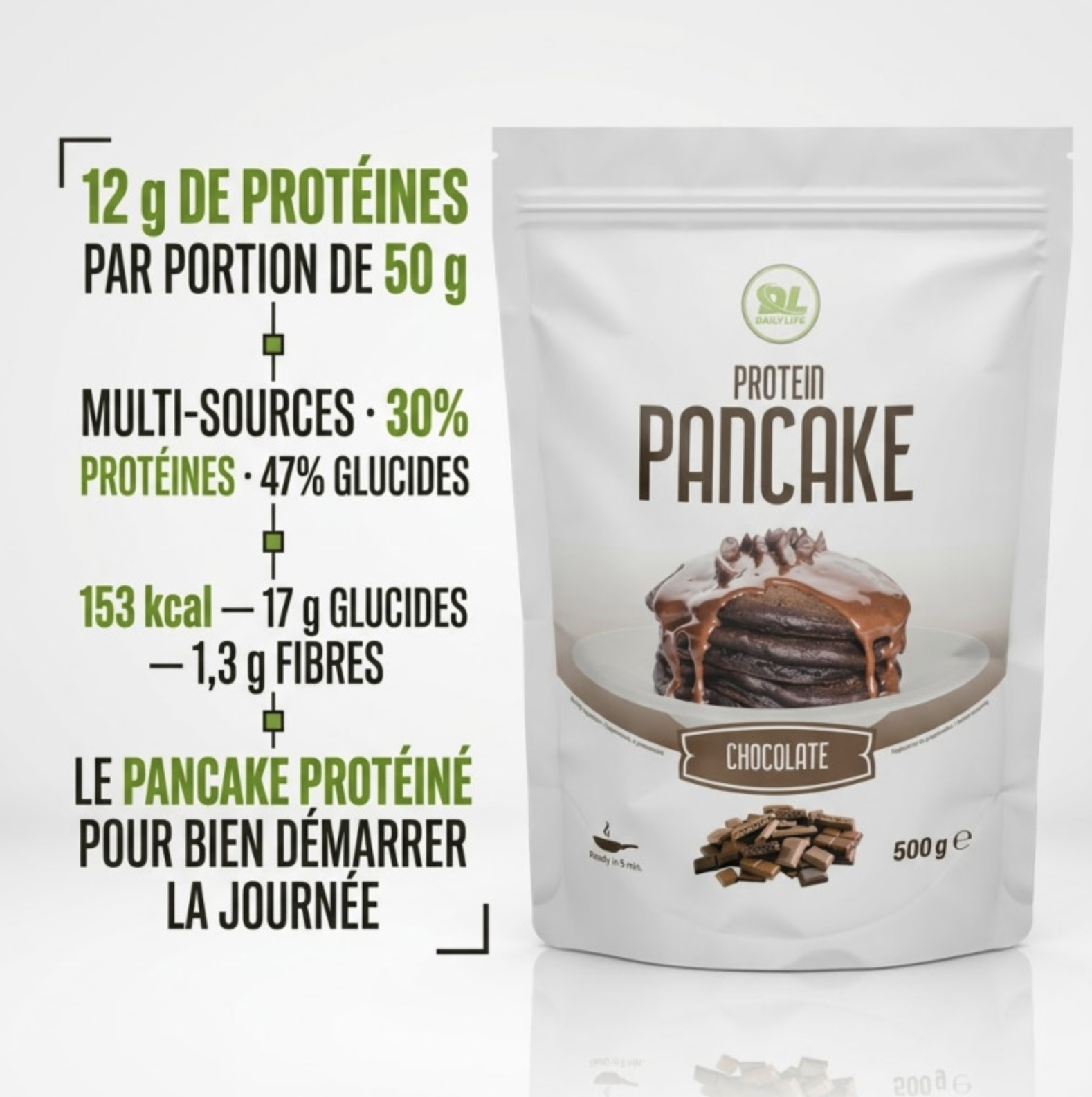 Protein Pancake – 500g – Daily Life Protein Pancake – 500g – Daily Life