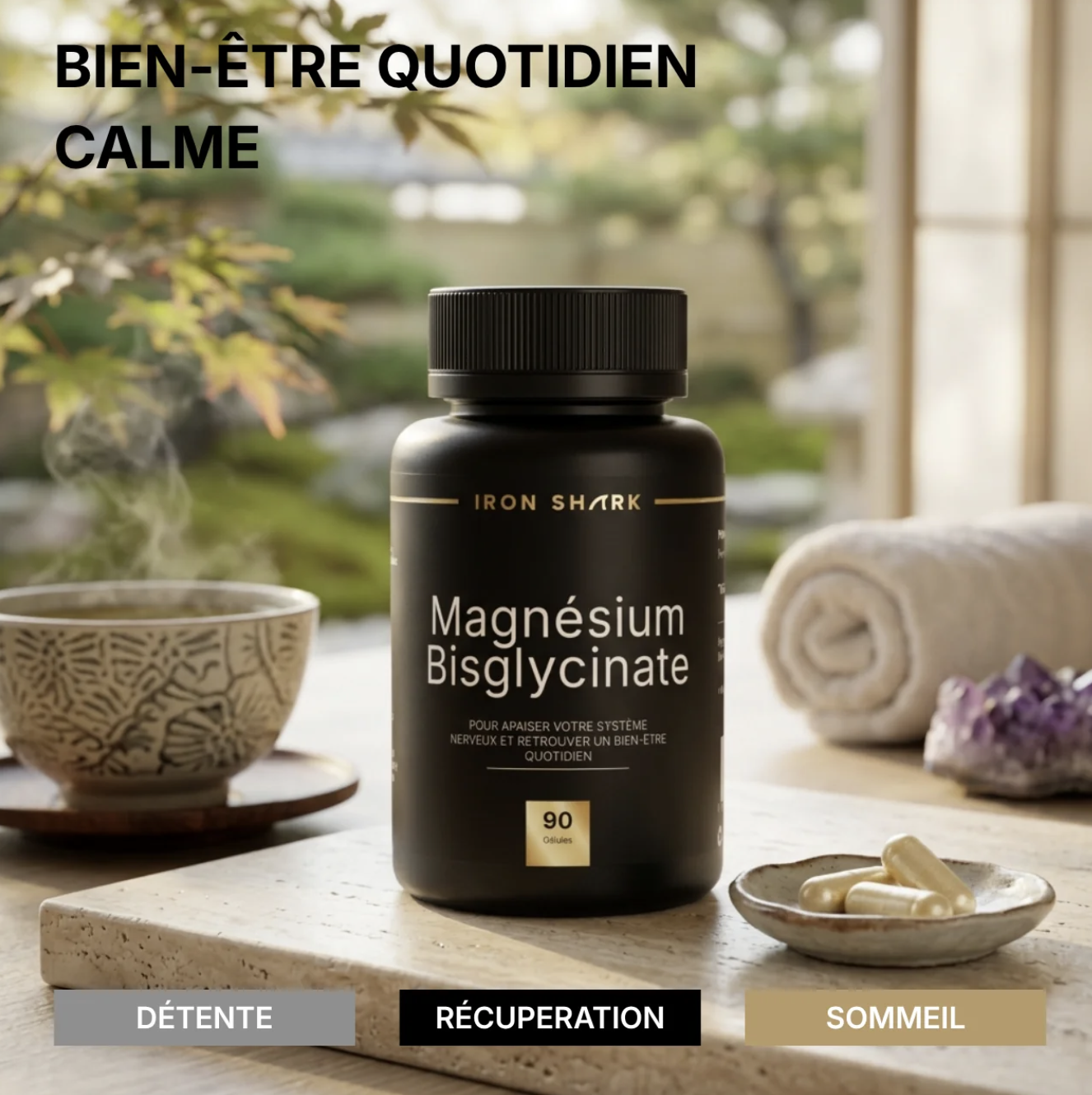 Magnesium Bisglycinate – 90 Gélules – IronShark Magnesium Bisglycinate – 90 Gélules – IronShark