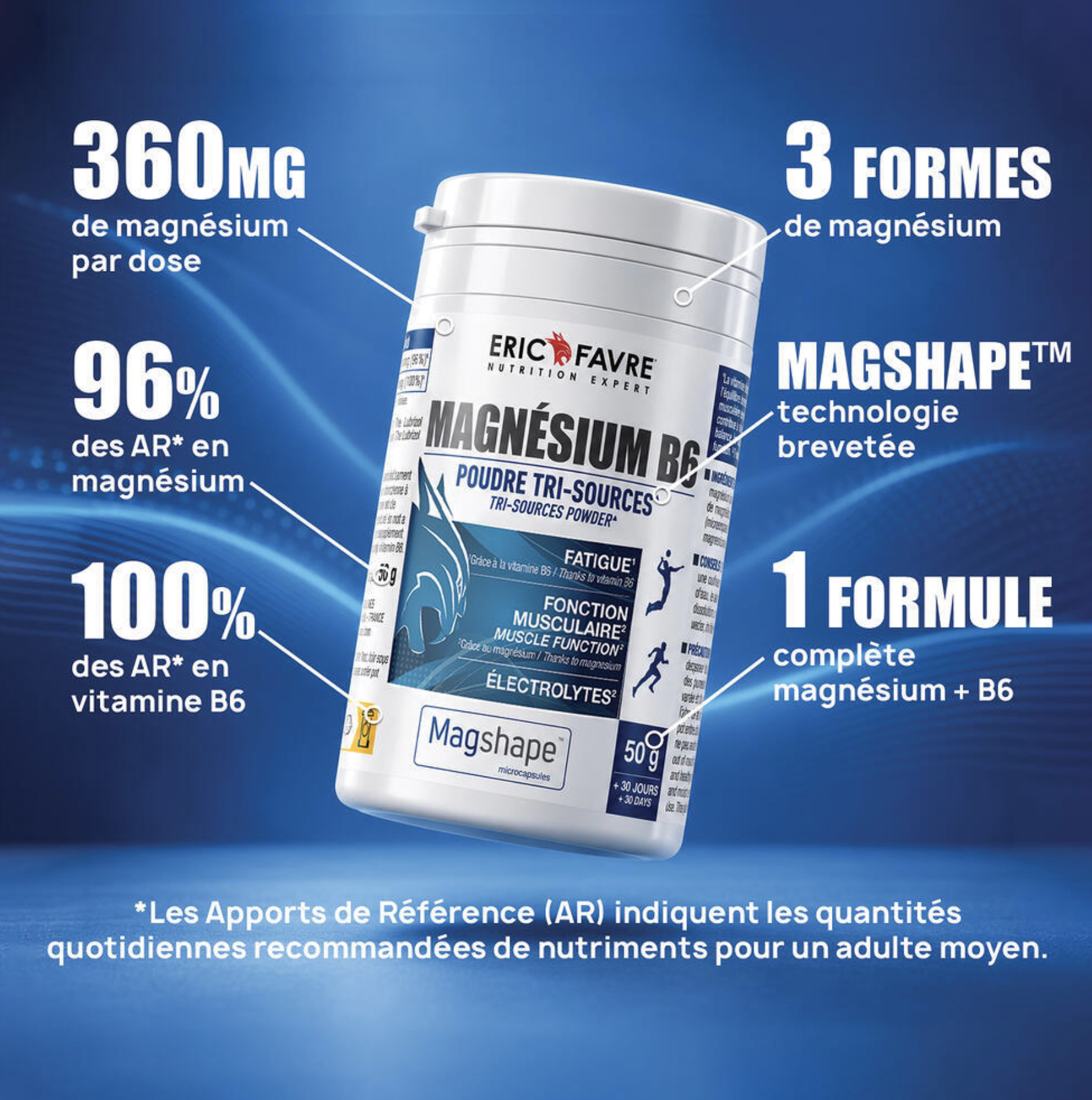 Magnesium B6 en Poudre 50g – Eric Favre Magnesium B6 en Poudre 50g – Eric Favre